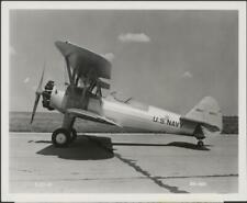 Stearman Model N2S-3 naval biplane trainer 1943 AVIATION OLD PHOTO picture