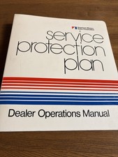 AMC 1970’s Dealer Operations Manual Service Program Binder Dealer Estate picture