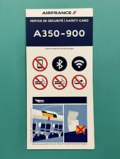 2023 AIR FRANCE SAFETY CARD — AIRBUS 350 picture