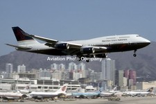 British Asia Airways Boeing 747-400 G-BNLZ at Kai Tak (1994) Photograph picture