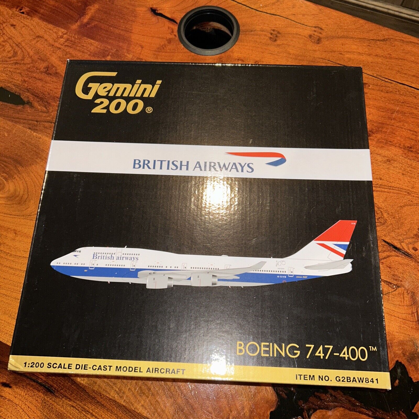 Boeing 747-400 Gemini200 British Airways 100 Years 1919-2019 1:200 New