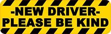 10in x 3in Please Be Kind New Driver Magnet Car Truck Vehicle Magnetic Sign picture