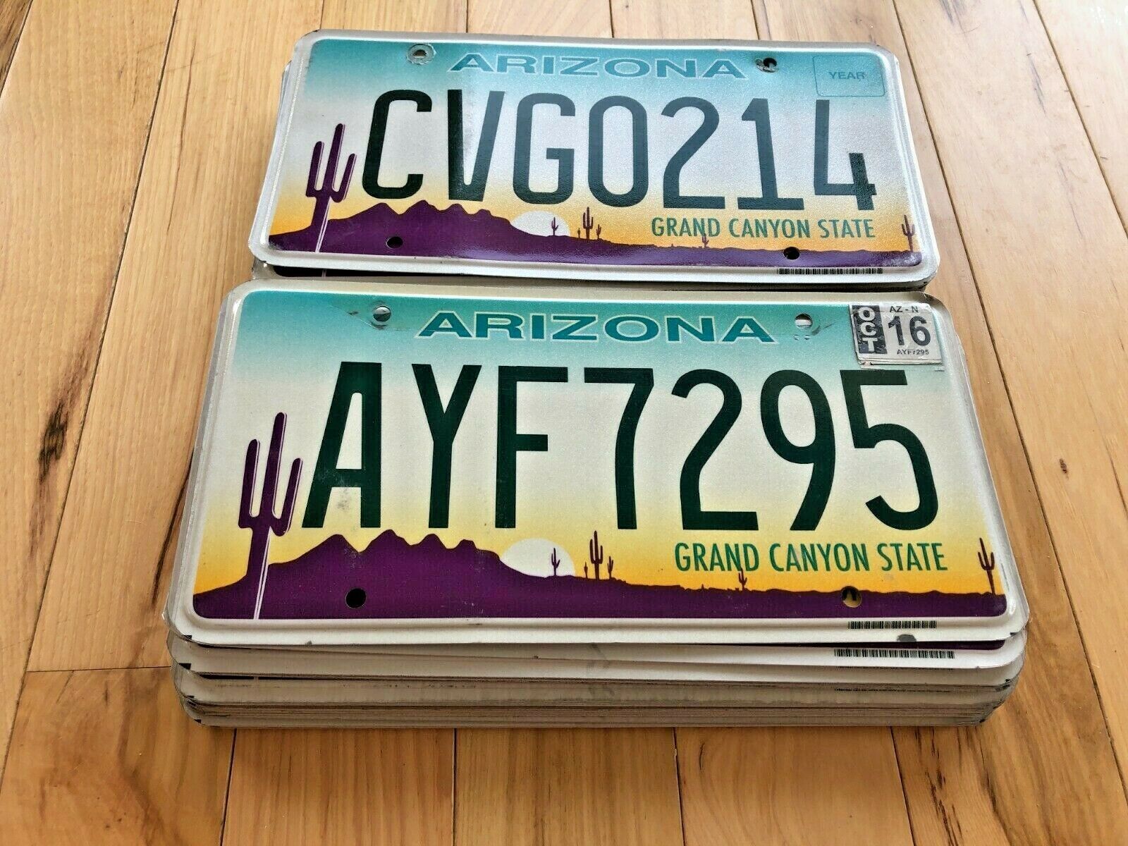 50 Arizona Craft Condition License Plates