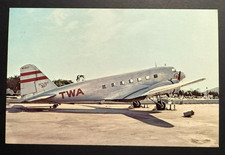 TWA Transcontinental & Western Air Douglas DC-2 NC13717 Aircraft Postcard picture