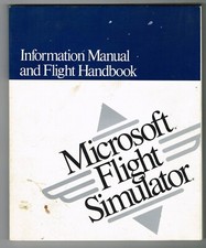 MICROSOFT FLIGHT SIMULATOR Information Manual & Flight Handbook, for IBM 1989 picture