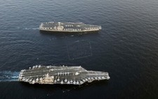Aircraft carriers USS Abraham Lincoln (CVN 72) USS John C. Stennis (CVN 74) AC1 picture