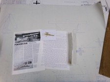 Aircraft Construction Real Build Aircraft Blueprints Fokker DV II Fighter picture