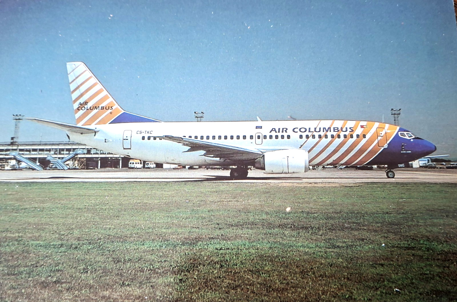 AIR COLUMBUS Boeing 737-300 Postcard AIR COLUMBUS Boeing 737-300 Postcard