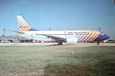AIR COLUMBUS Boeing 737-300 Postcard picture