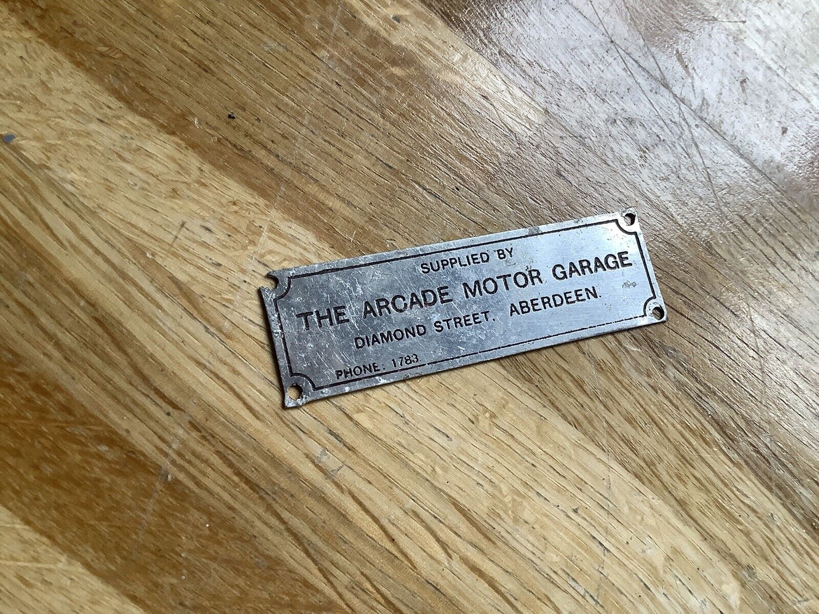 The Arcade Motor Garage - Diamond St- Aberdeen- Suppliers Dashboard Badge