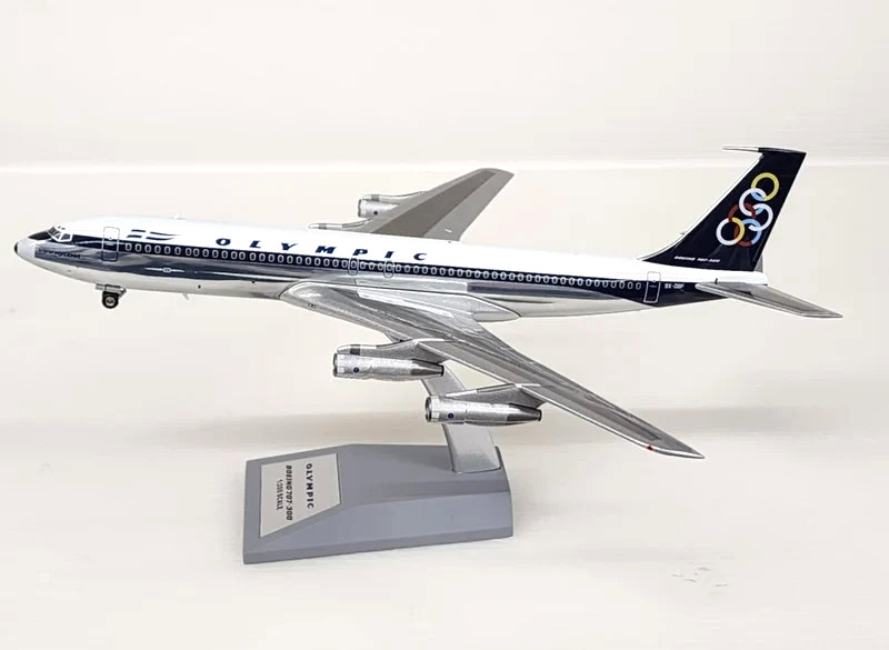 InFlight200 Boeing 707-384B Olympic SX-DBF Polished with stand Ref:IF707OA0723P InFlight200 Boeing 707-384B Olympic SX-DBF Polished with stand Ref:IF707OA0723P
