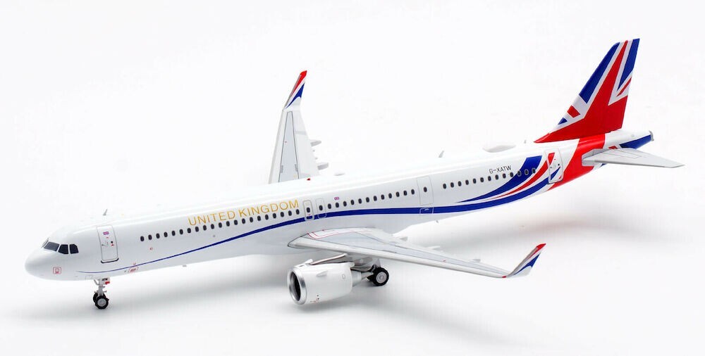 Titan Airways \'United Kingdom\' Airbus A321-251NEO G-XATW Inflight200 1:200