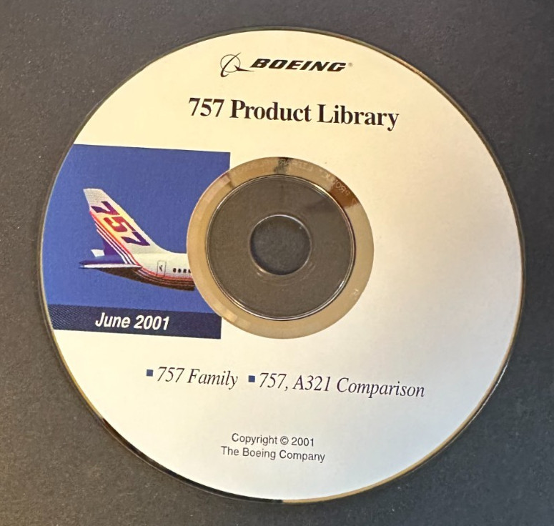 Boeing 757 Product Library CD - Produced by Boeing 2001 Boeing 757 Product Library CD - Produced by Boeing 2001