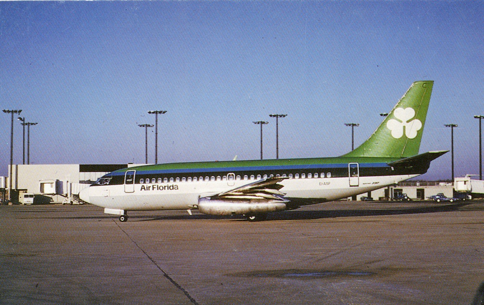 AIR FLORIDA  AIRLINES   B-737  AIRPORT /  AIRCRAFT  / AIRPLANE 406