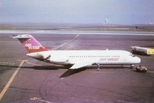DELTA  /  AIR WEST  AIRLINES DC-9-15   AIRPORT / AIRCRAFT  / AIRPLANE   431 picture