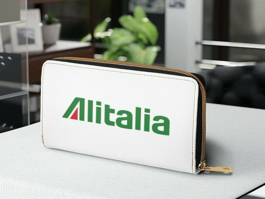 Alitalia Airlines Zipper Wallet
