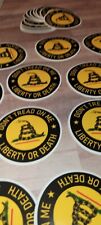 5 Sticker Pack Liberty or Death Dont Tread On Me Stickers Decal picture