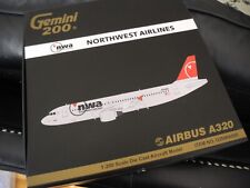 Extremely RARE Gemini Jets AIRBUS A320 Northwest Airlines, Retired, 1:200 picture
