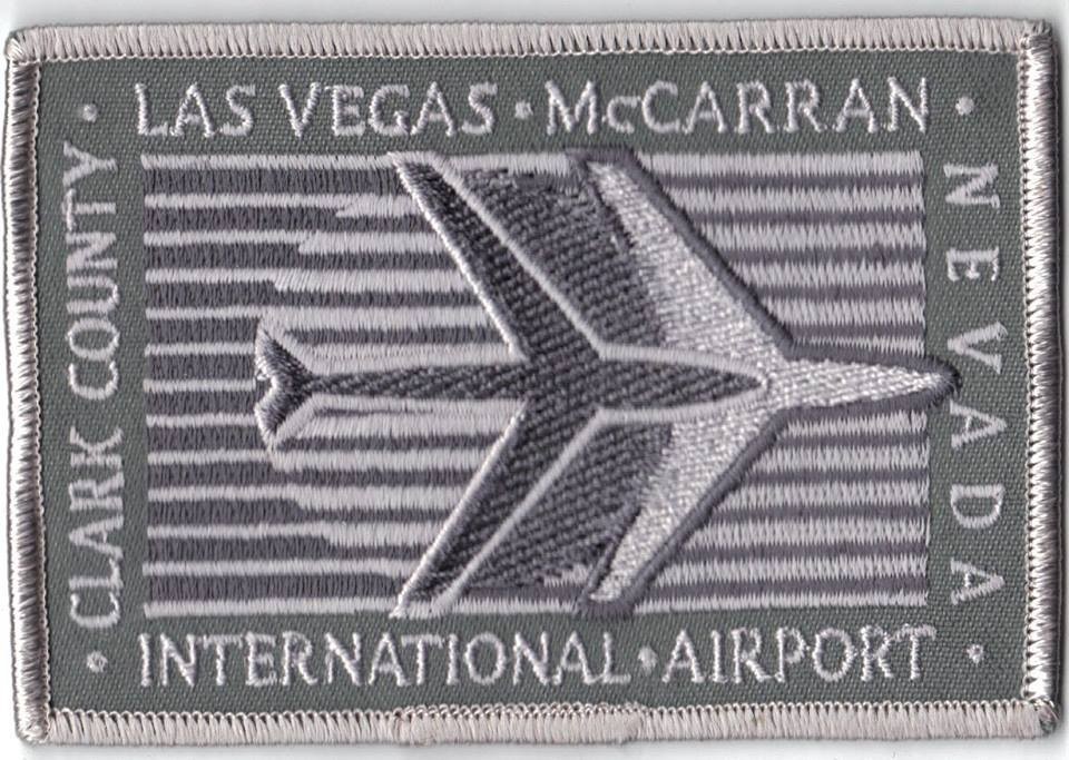 official McCarran (Las Vegas) Airport patch - vintage