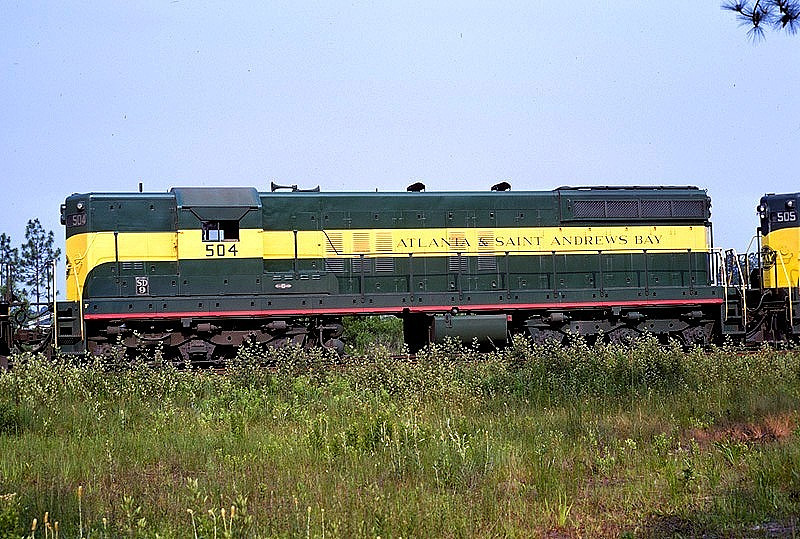 ASAB 504 Panama City, FL 5-31-69  ORIGINAL TRAIN SLIDE