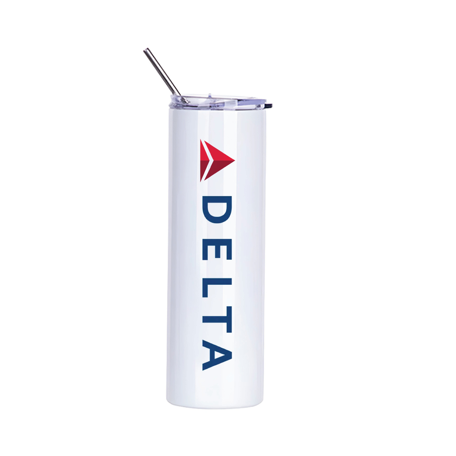 Delta Airlines US Travel Souvenir Insulated 20oz Skinny Tumbler Mug Cup