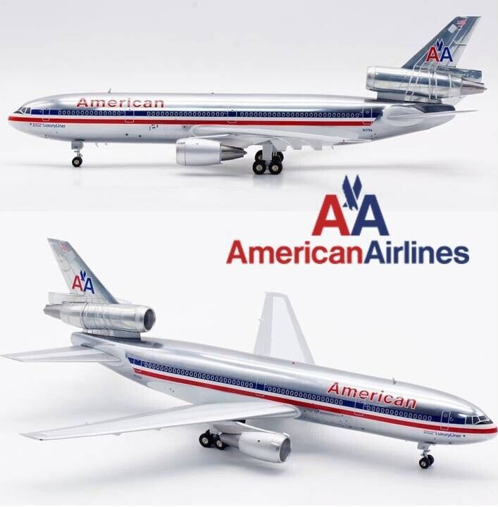 InFlight 1/200 IF103AA0623P McDonnell Douglas DC10-30 American Airlines Polished