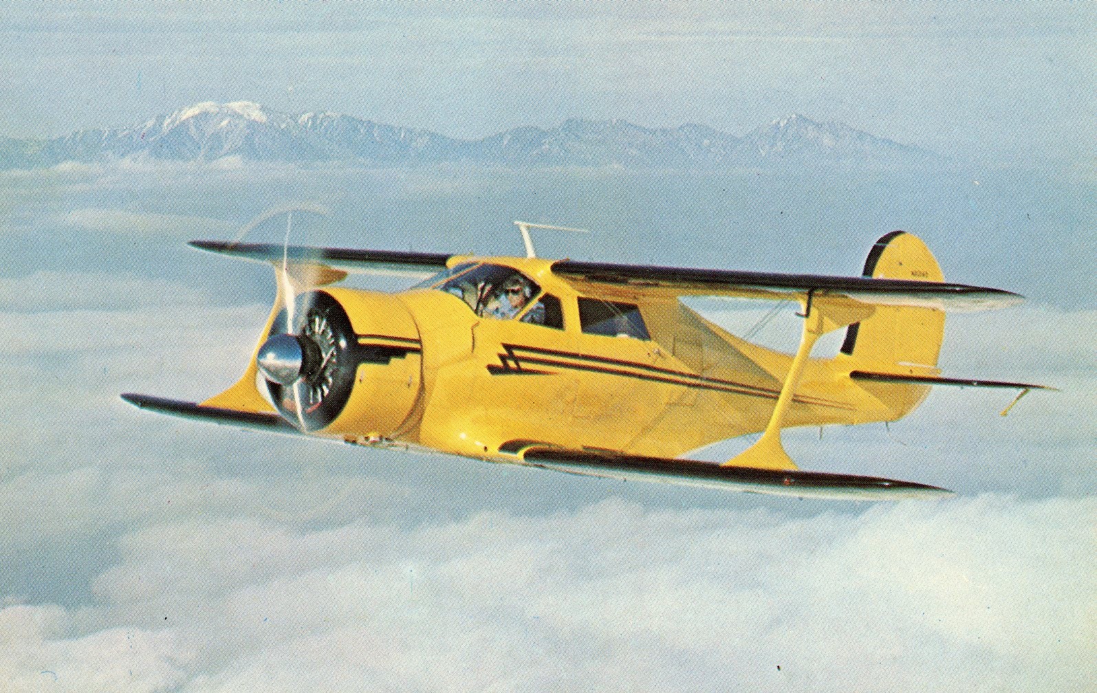 BEECH AIRCRAFT CO  D-17S  STAGGERWING   AIRPORT /  AIRCRAFT   4