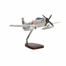 NEW Douglas A-1 Skyraider Large Mahogany Model picture