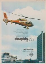 Aviation Magazine Print - Aerospatiale Dauphin 365 SA Helicopters (1976) picture