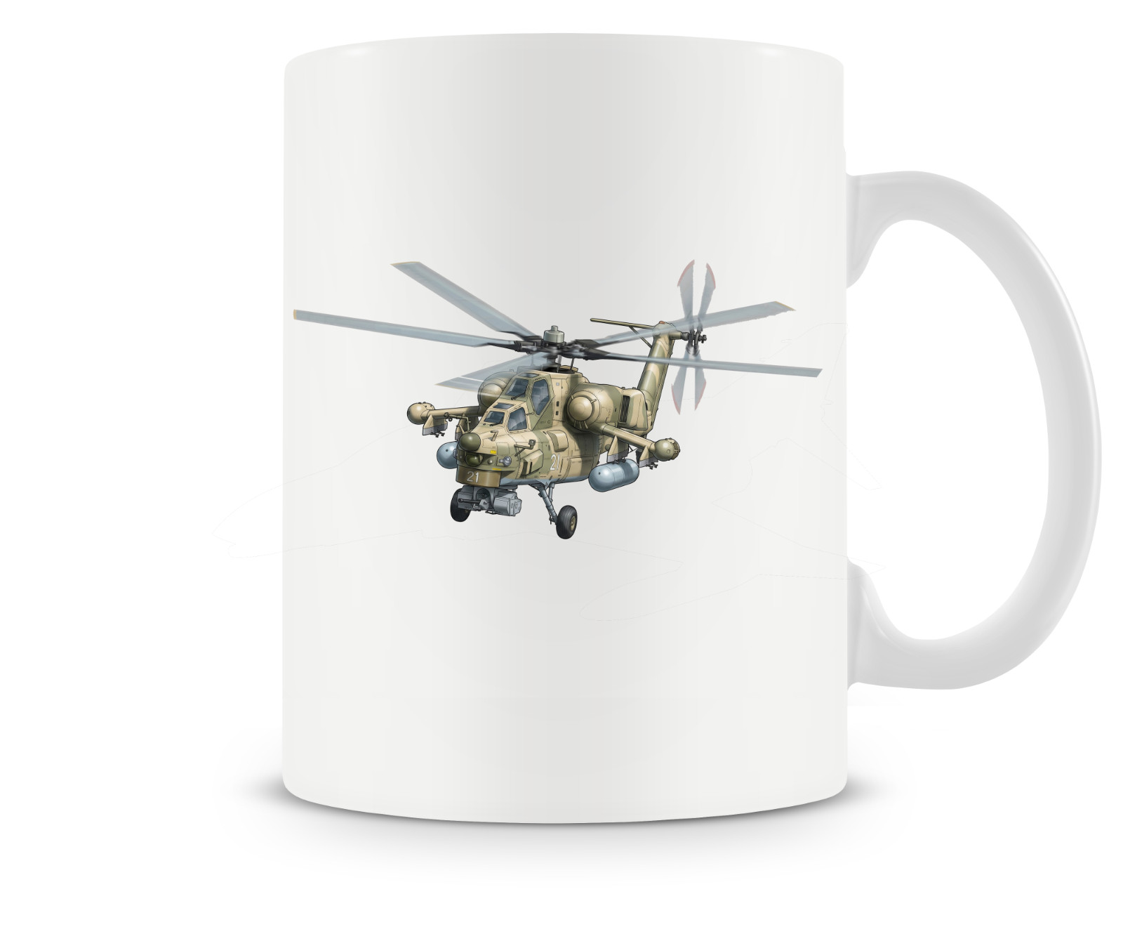 Mil Mi-28 Ceramic Coffee Mug - 15oz. Mil Mi-28 Ceramic Coffee Mug - 15oz.