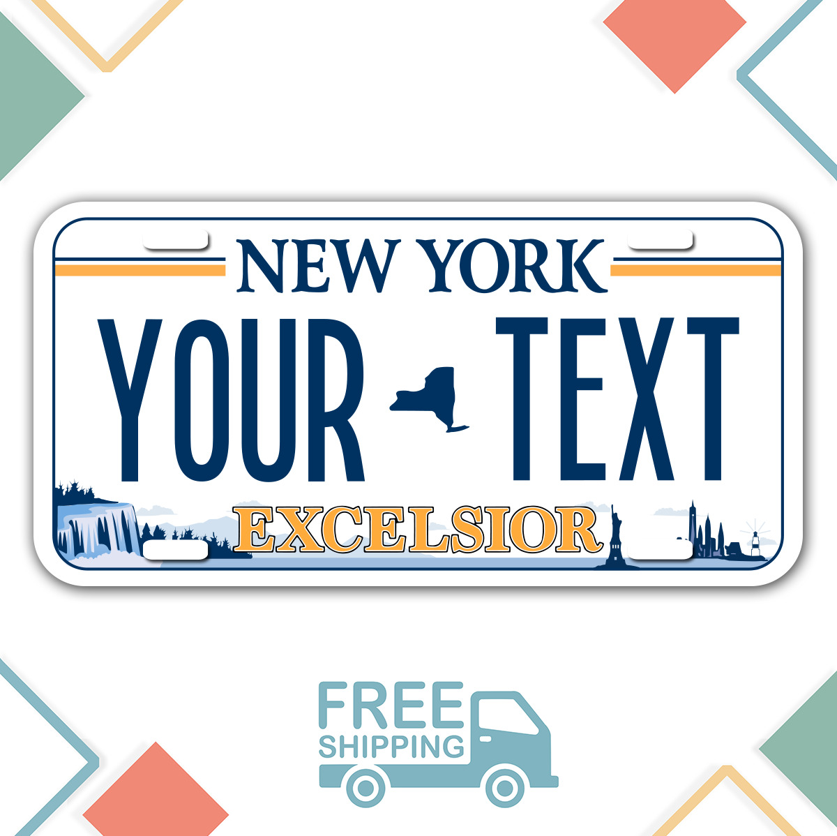 NEW PERSONALIZED NEW YORK License Plate 2020