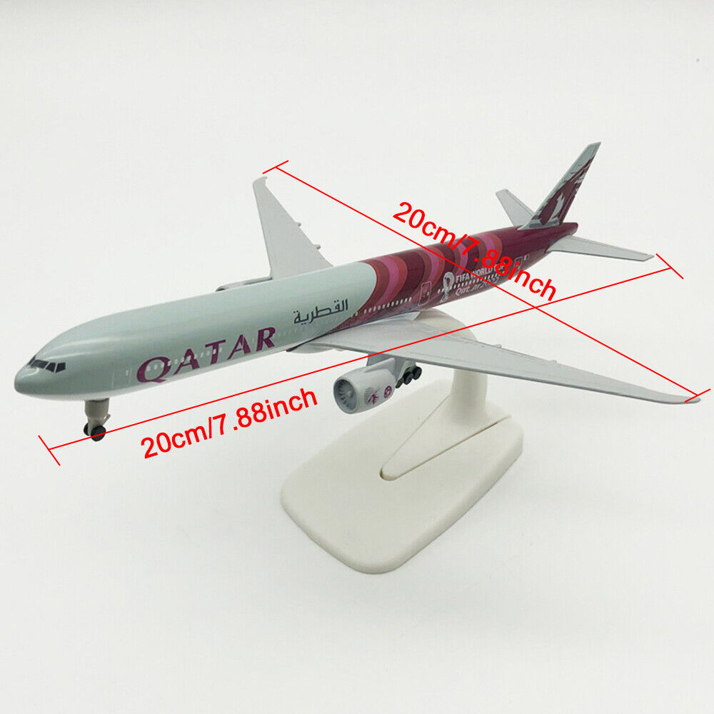 2022 Alloy Metal QATAR Airways Boeing B777 Airplane Model Plane Aircraft 7.8inch