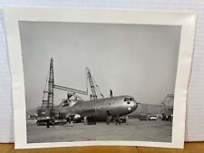 Douglas C-133 Cargomaster Cargo Aircraft Being Built. Vintage picture