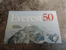 Vintage 2003 Mount Everest 50th Anniversary Map National Geographic Insert picture