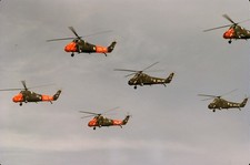 Aircraft Slide - 10 x slides of various Military Wessex's (C037) picture