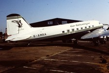 Aircraft Slide -Douglas DC-3 Dakota Air Atlantique - G-AMRA - 35mm slide picture