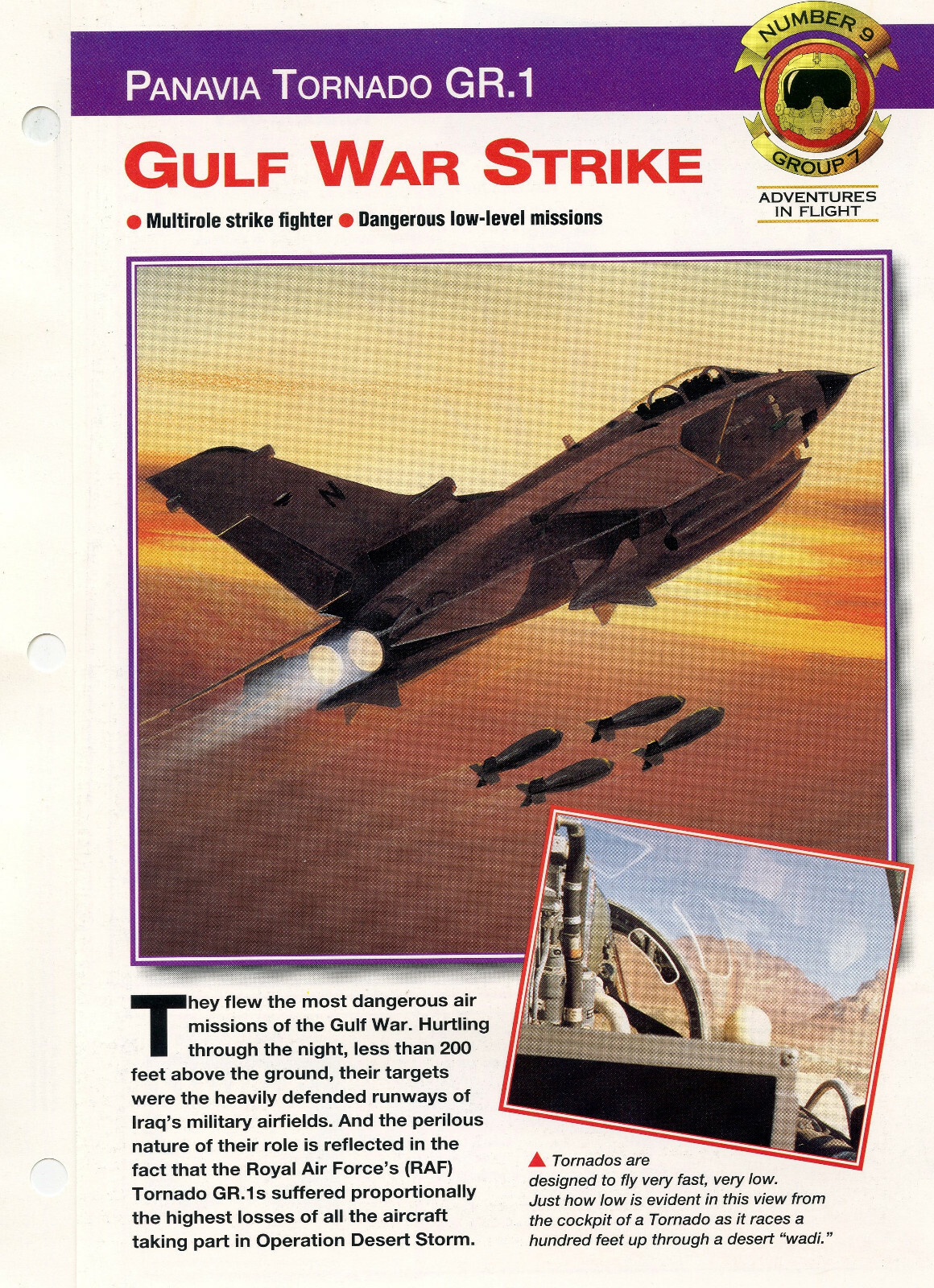 Panavia Tornado GR.1.Aircraft Of The World International Masters Publishers 1997 Panavia Tornado GR.1.Aircraft Of The World International Masters Publishers 1997