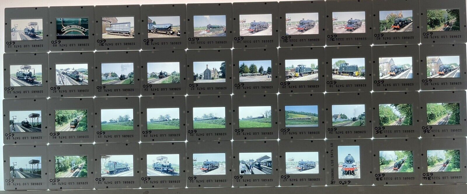 Original 35mm Train Slides X 40 West Somerset Free UK Post Dated 2000 (B142)