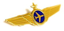 Airlines Pilot Wings Captains Gold Metal Airplane Pin - BEST DEAL picture