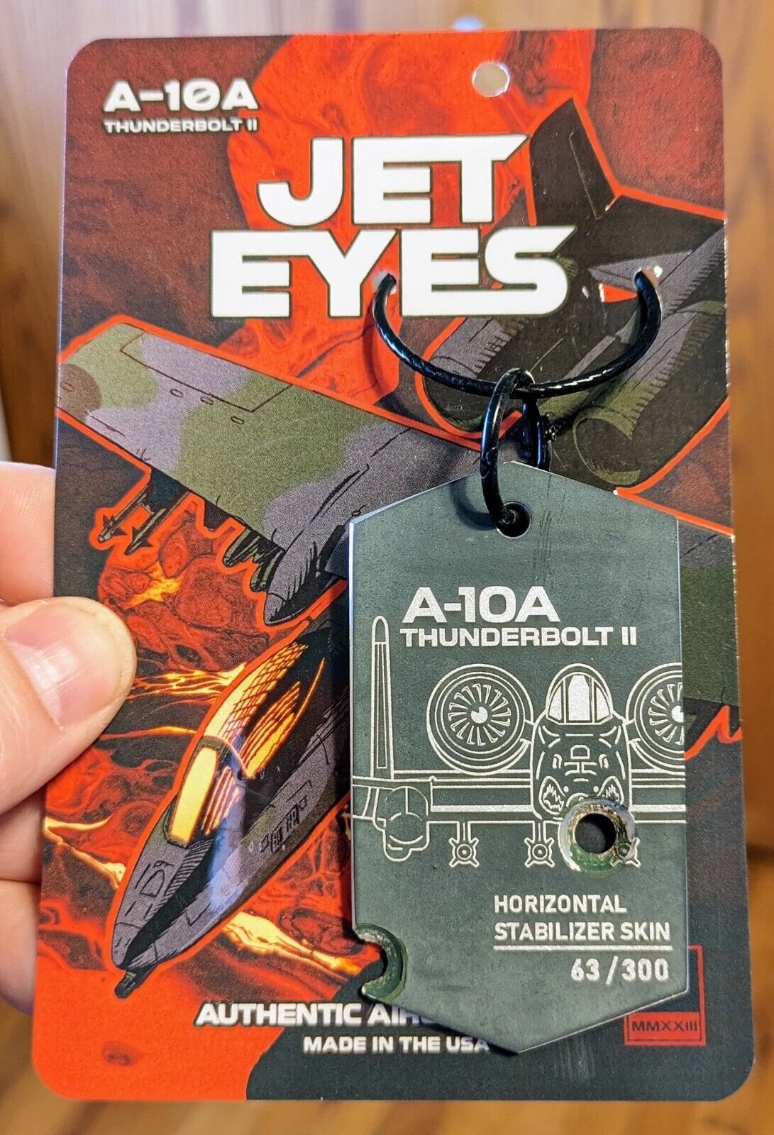 Jet Eyes A-10A Thunderbolt II Tag Horizontal Stab Skin Rivet Plane Tag SOLD OUT