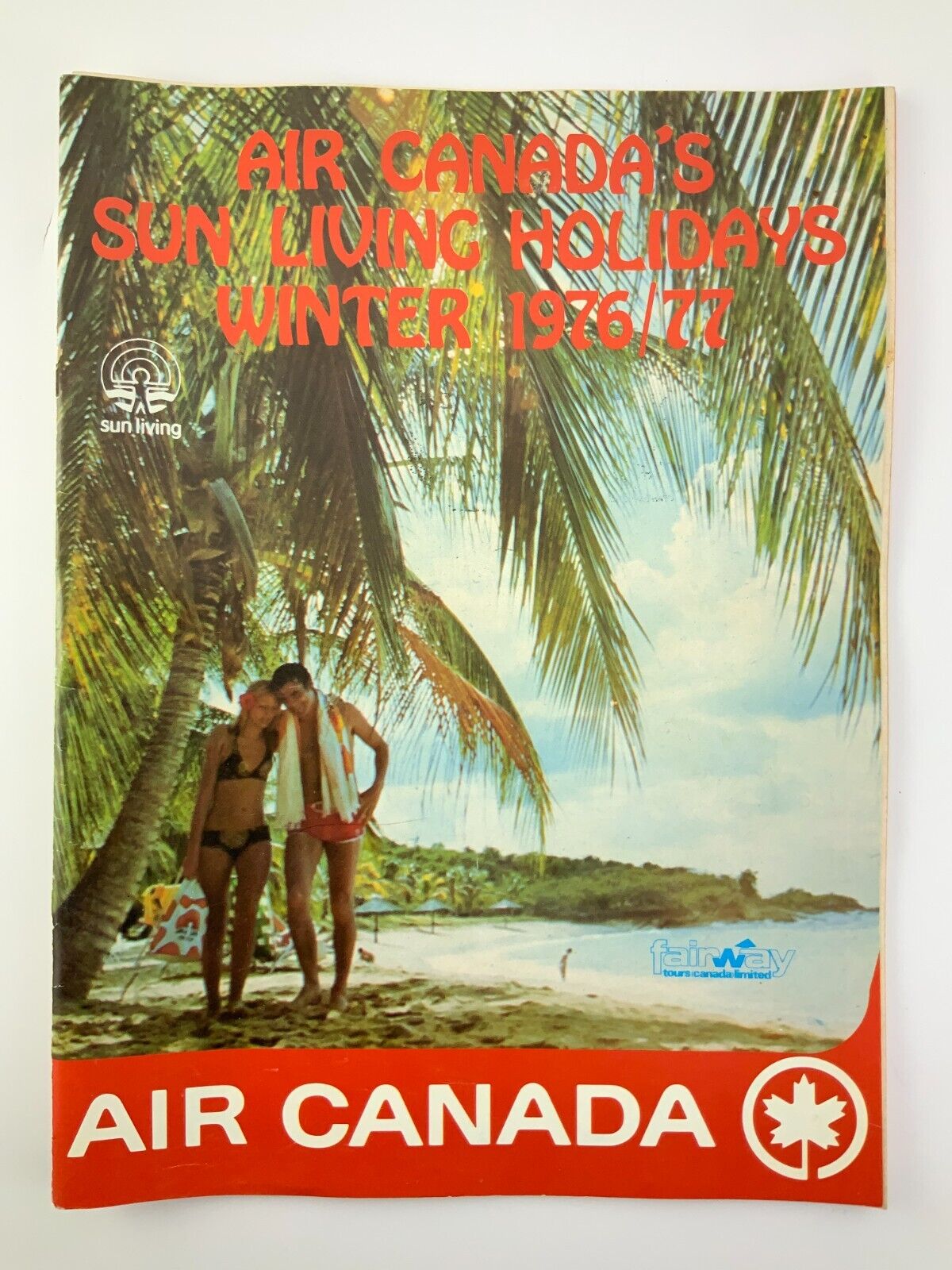 Air Canada Sun Living Holidays Winter 1976/77 Flight Magazine Fairway Tour EE613