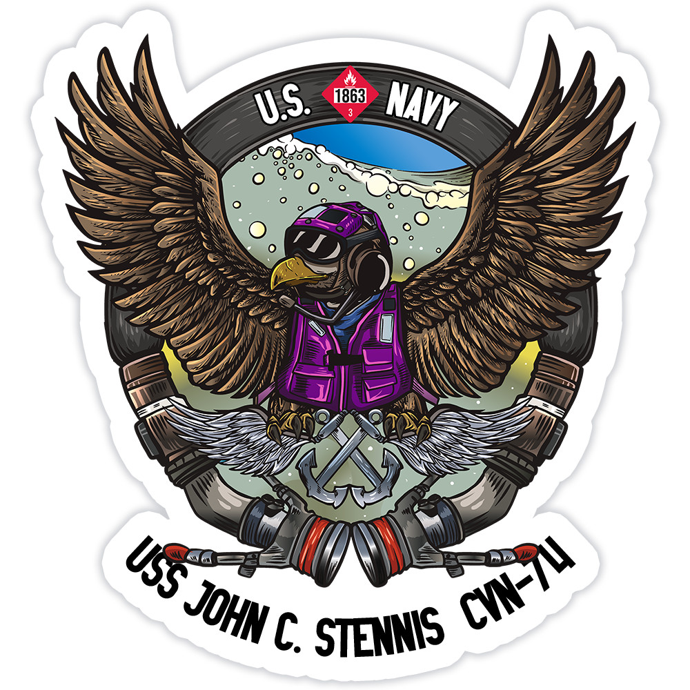 Aviation Boatswain\'s Mate Fuels Decal - USS John C Stennis 5\