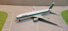 SJAZA185 ALITALIA 777-200  1:500 SCALE DIECAST METAL MODEL W/SCALE GEAR & STAND picture