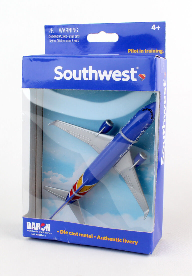 DARON REALTOY RT8184-1 SOUTHWEST AIRLINES Boeing 737 1/300 New Livery Diecast