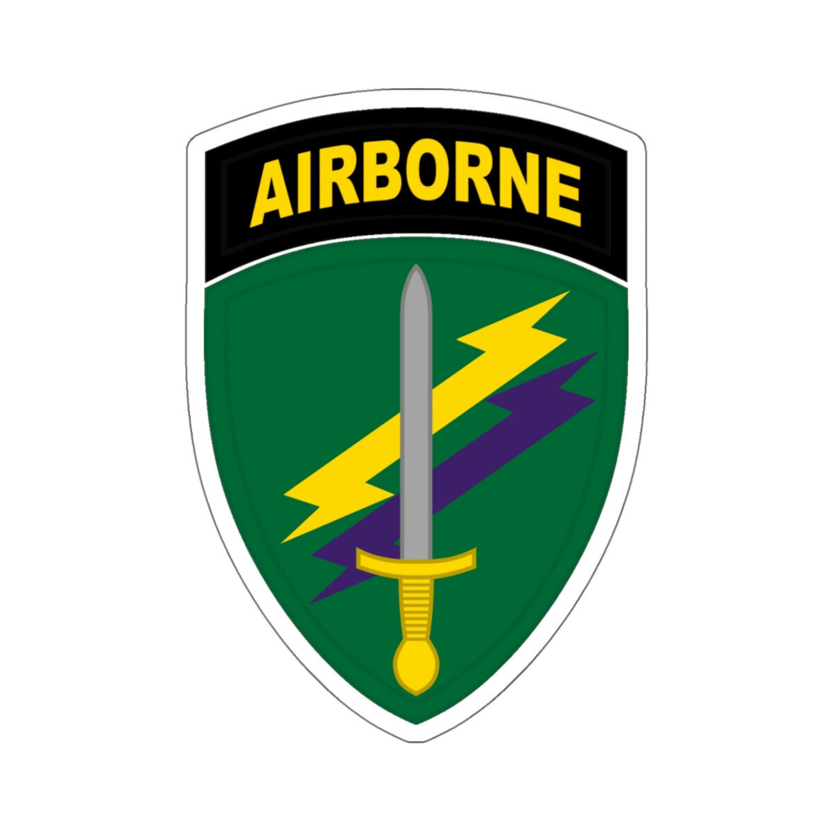 Civil Affairs & Psych Ops Airborne (U.S. Army) STICKER Vinyl Die-Cut Decal