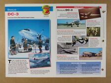 DOUGLAS DC-3 Airliner specs photos 1997 info sheet picture