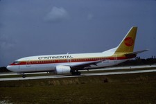 RA513_N14335_CONTINENTAL AIRLINES_B737-3T0 - ORIGINAL KODAK SLIDE picture