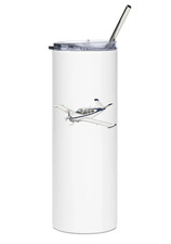 Beechcraft Bonanza V35A Stainless Steel Water Tumbler with straw - 20oz. picture