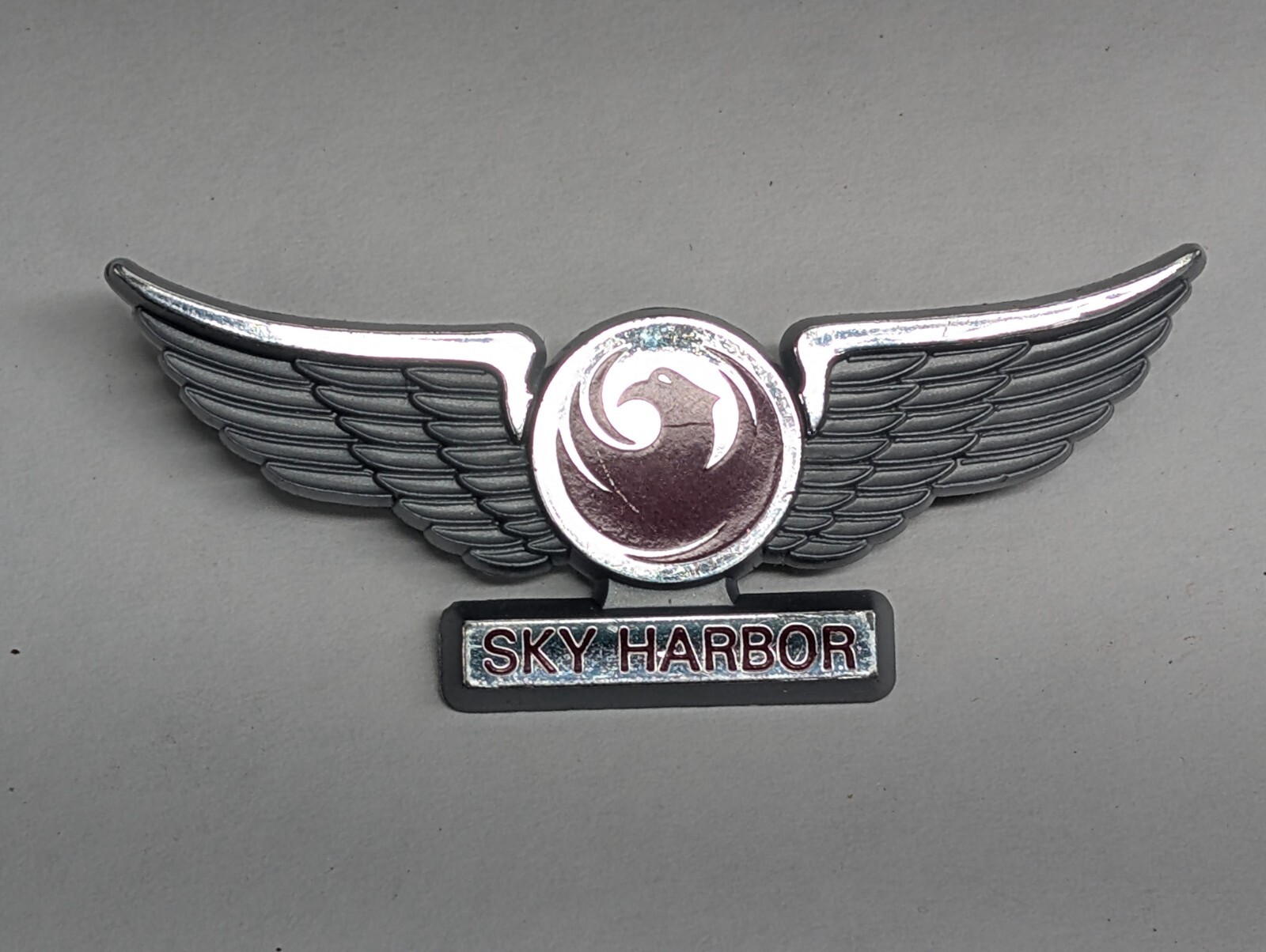 Phoenix Sky Harbor Airport Airplane Wings Stoffel Seals Vintage Pilot PHX
