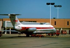TWA Douglas DC-9-15 N1060T at Wichita in April 1975 8